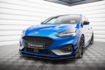 Ford Focus ST 2019+ / ST-Line 2018+ MK4 Racing Frontläpp / Frontsplitter + Splitters Maxton Design